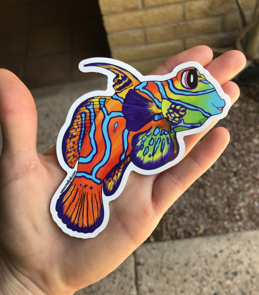 Mandarin Goby "Alex" Vinyl Sticker